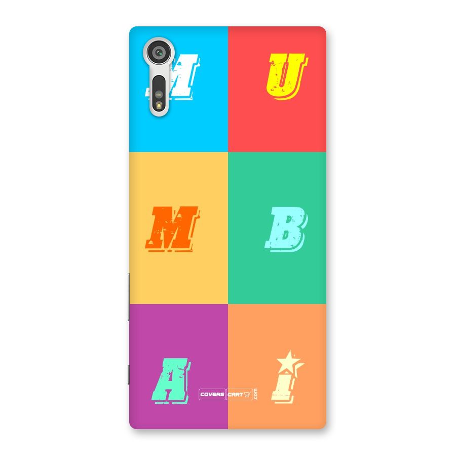 Mumbai Alphabets Back Case for Xperia XZ