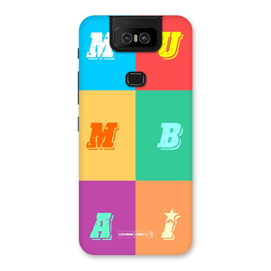 Mumbai Alphabets Back Case for Zenfone 6z
