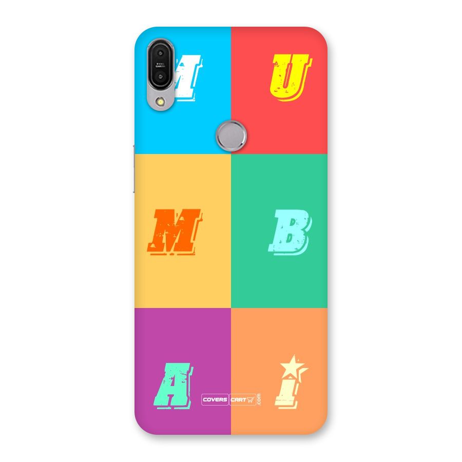 Mumbai Alphabets Back Case for Zenfone Max Pro M1