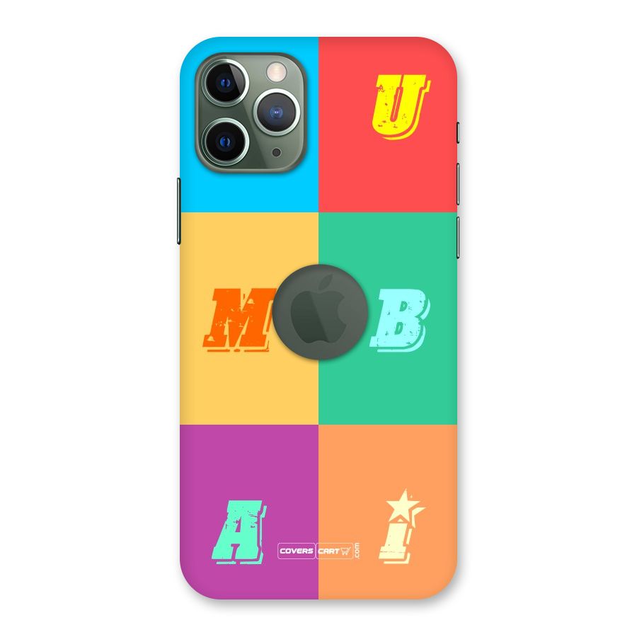 Mumbai Alphabets Back Case for iPhone 11 Pro Logo  Cut