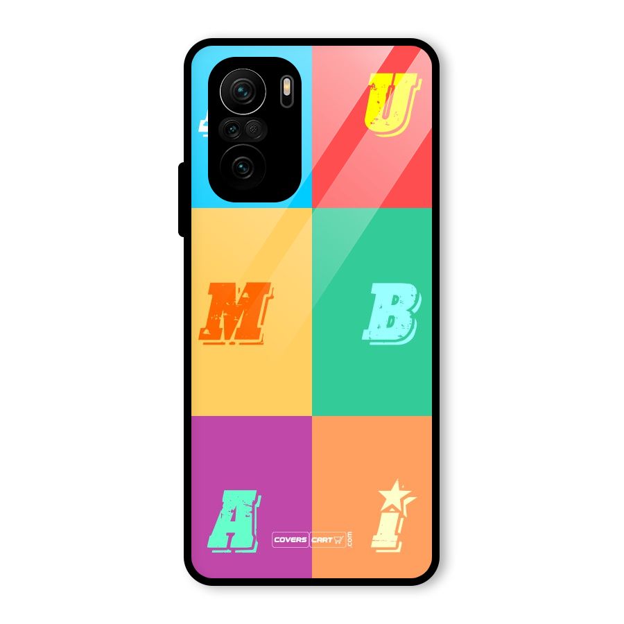 Mumbai Alphabets Glass Back Case for Mi 11x