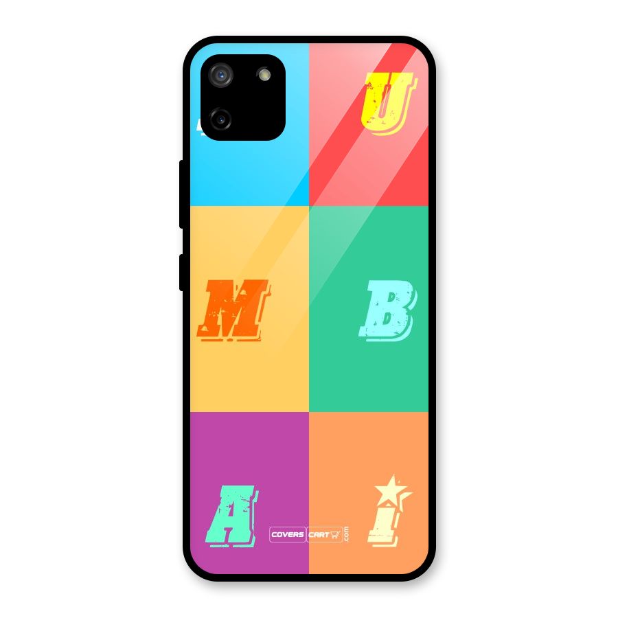 Mumbai Alphabets Glass Back Case for Realme C11