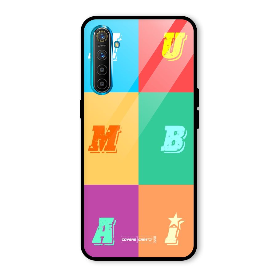 Mumbai Alphabets Glass Back Case for Realme X2