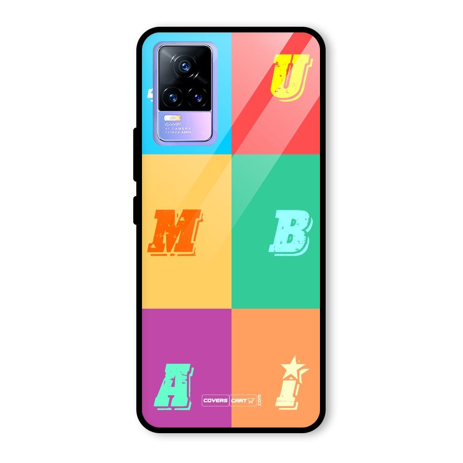 Mumbai Alphabets Glass Back Case for Vivo Y73