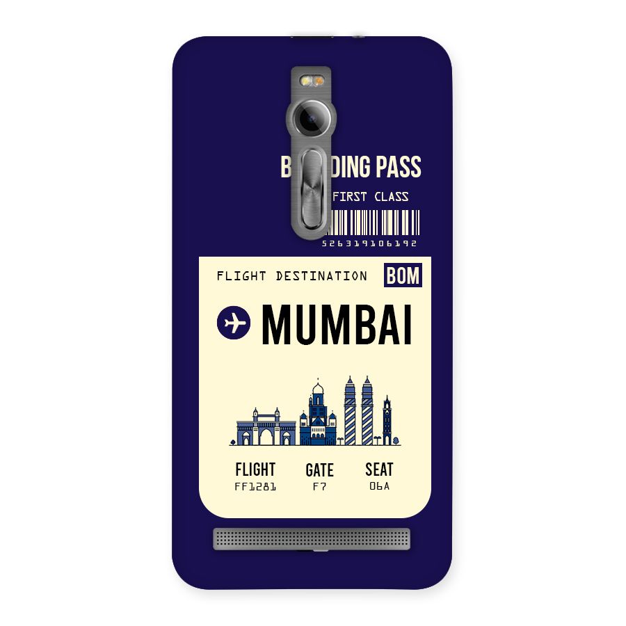 Mumbai Boarding Pass Back Case for Asus Zenfone 2