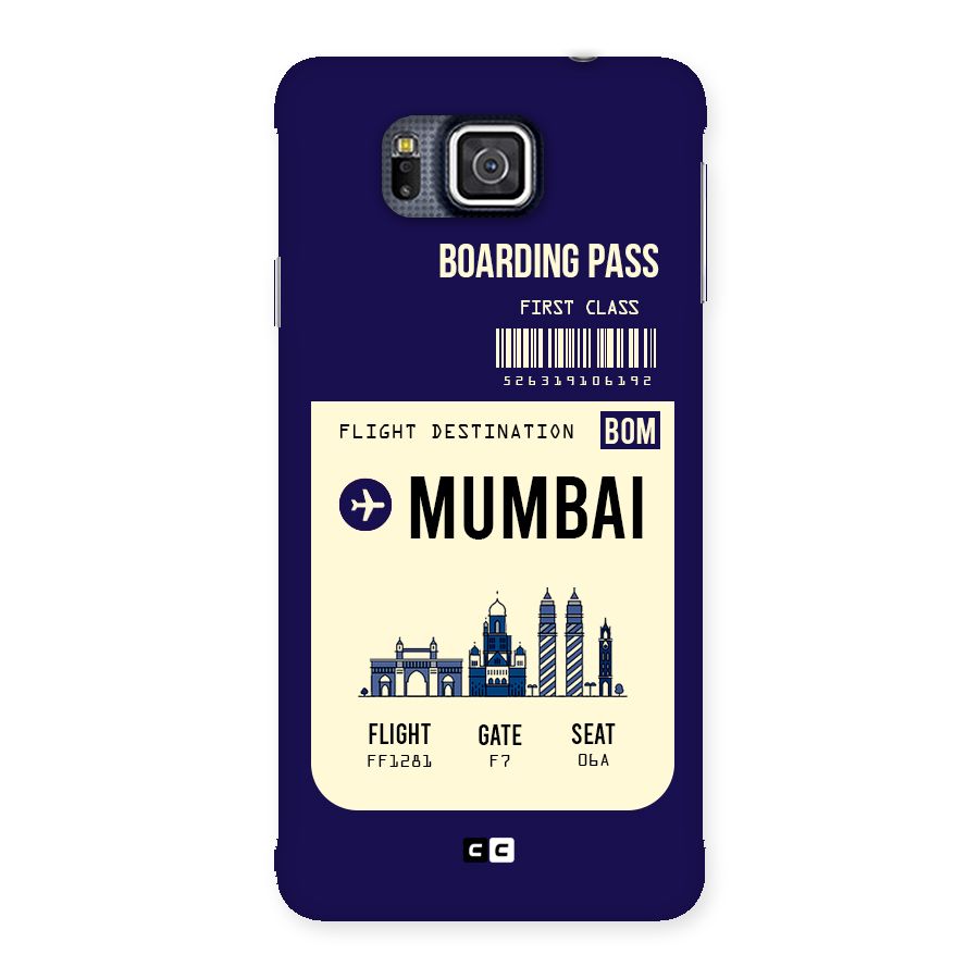 Mumbai Boarding Pass Back Case for Galaxy Alpha