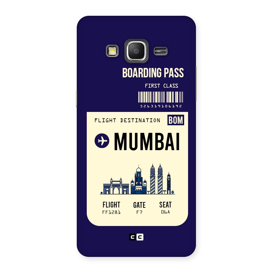 Mumbai Boarding Pass Back Case for Galaxy Grand Prime