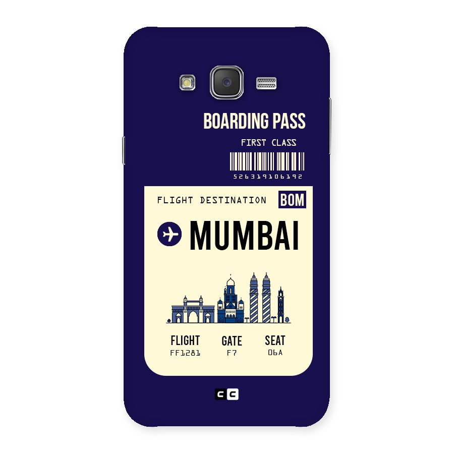 Mumbai Boarding Pass Back Case for Galaxy J7