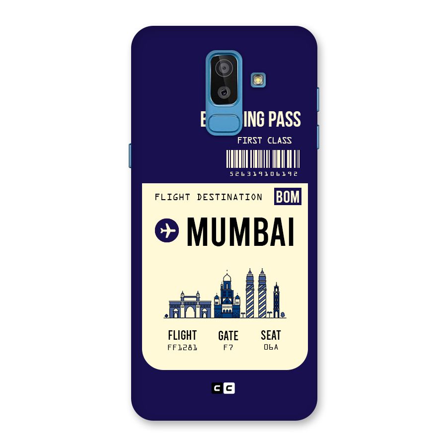 Mumbai Boarding Pass Back Case for Galaxy J8