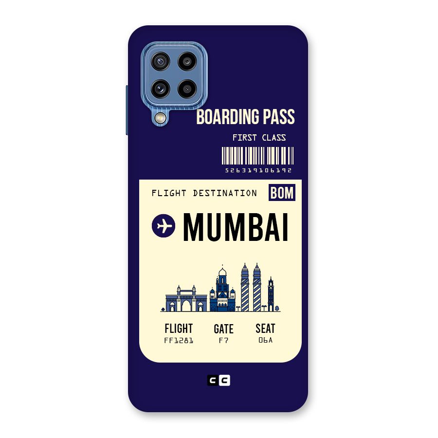 Mumbai Boarding Pass Back Case for Galaxy M32