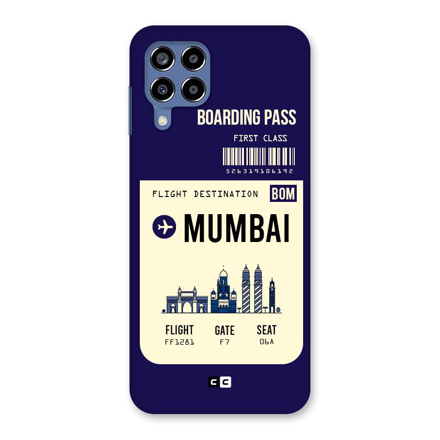 Mumbai Boarding Pass Back Case for Galaxy M53 5G