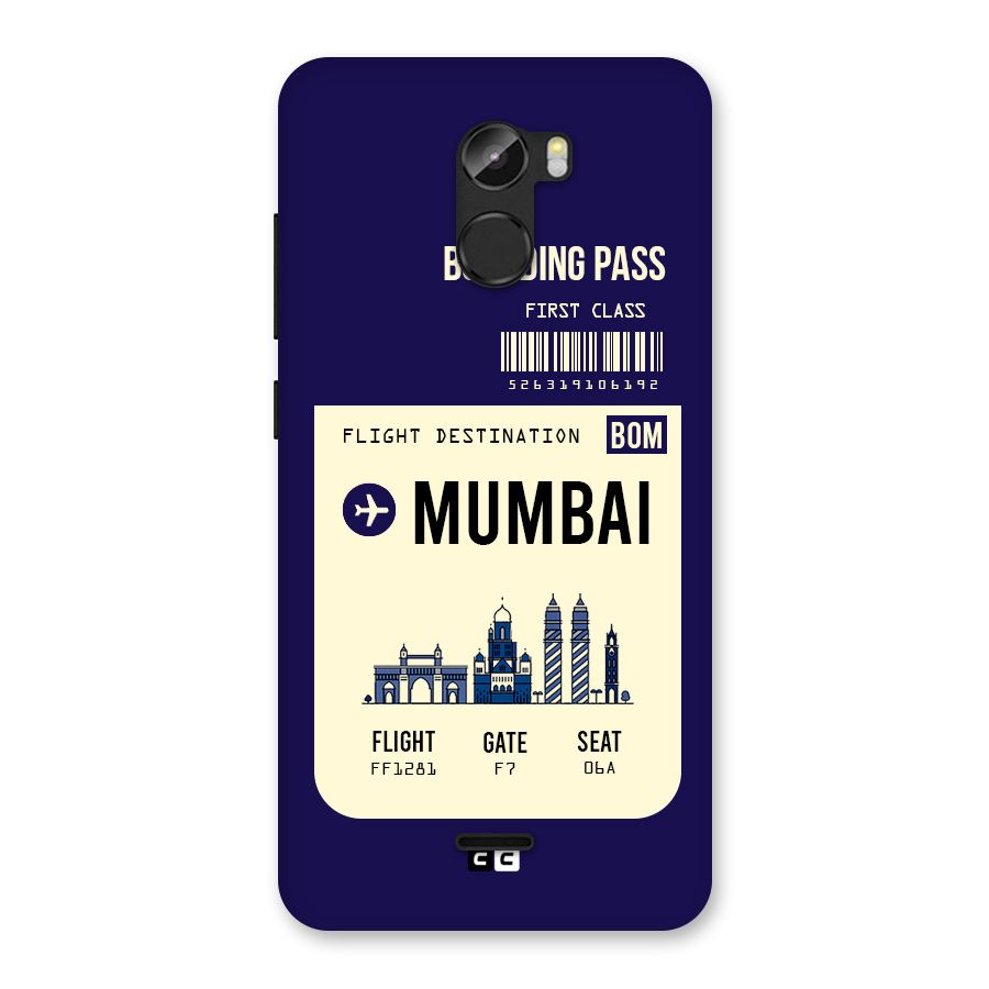 Mumbai Boarding Pass Back Case for Gionee X1