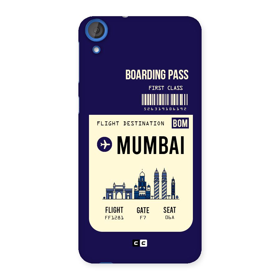 Mumbai Boarding Pass Back Case for HTC Desire 820