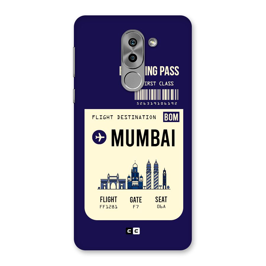 Mumbai Boarding Pass Back Case for Honor 6X