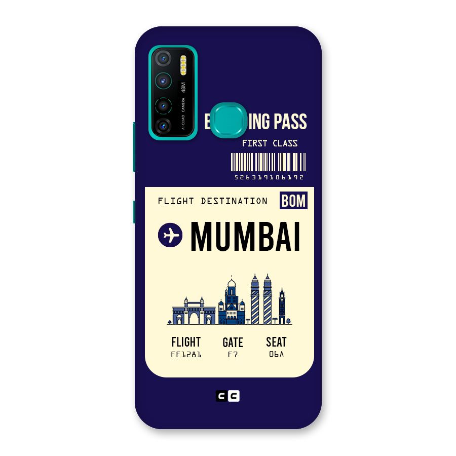Mumbai Boarding Pass Back Case for Infinix Hot 9 Pro