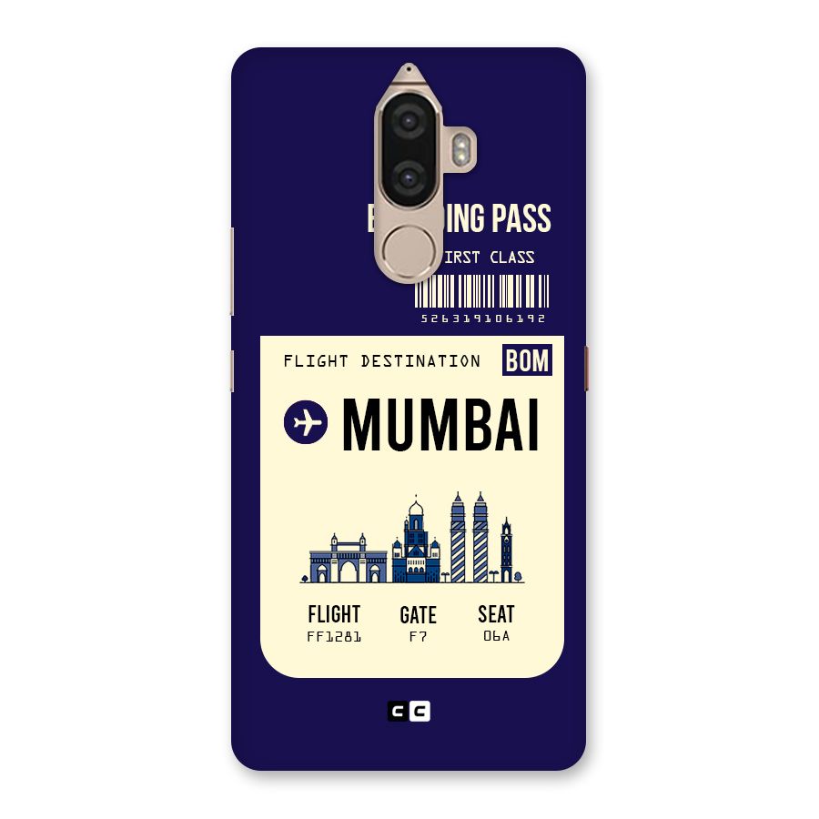 Mumbai Boarding Pass Back Case for Lenovo K8 Note