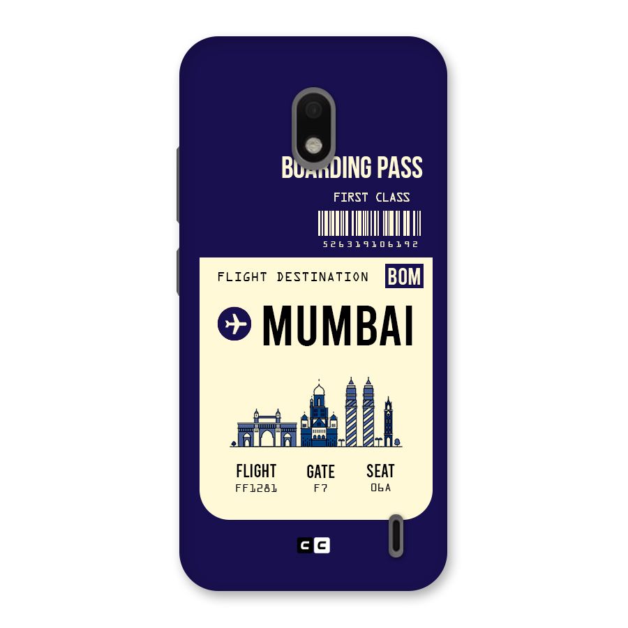 Mumbai Boarding Pass Back Case for Nokia 2.2