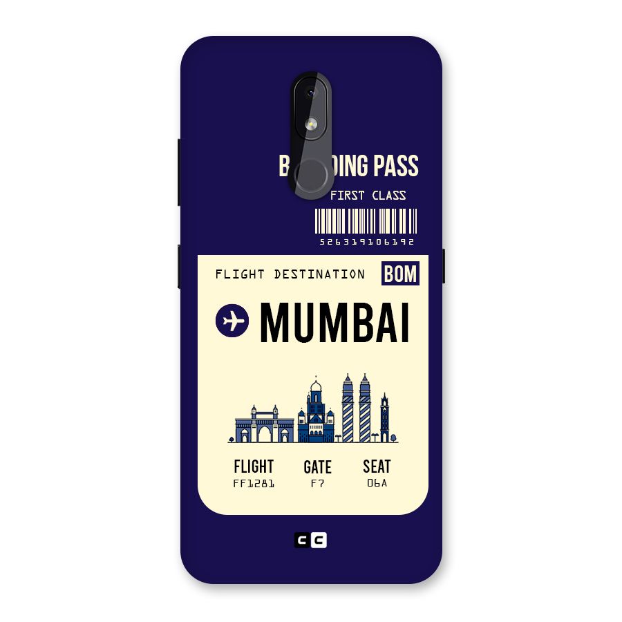 Mumbai Boarding Pass Back Case for Nokia 3.2