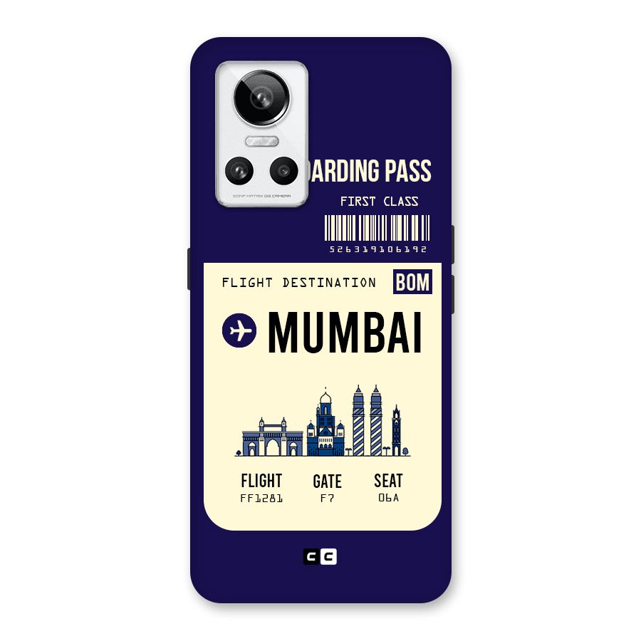 Mumbai Boarding Pass Back Case for Realme GT Neo 3