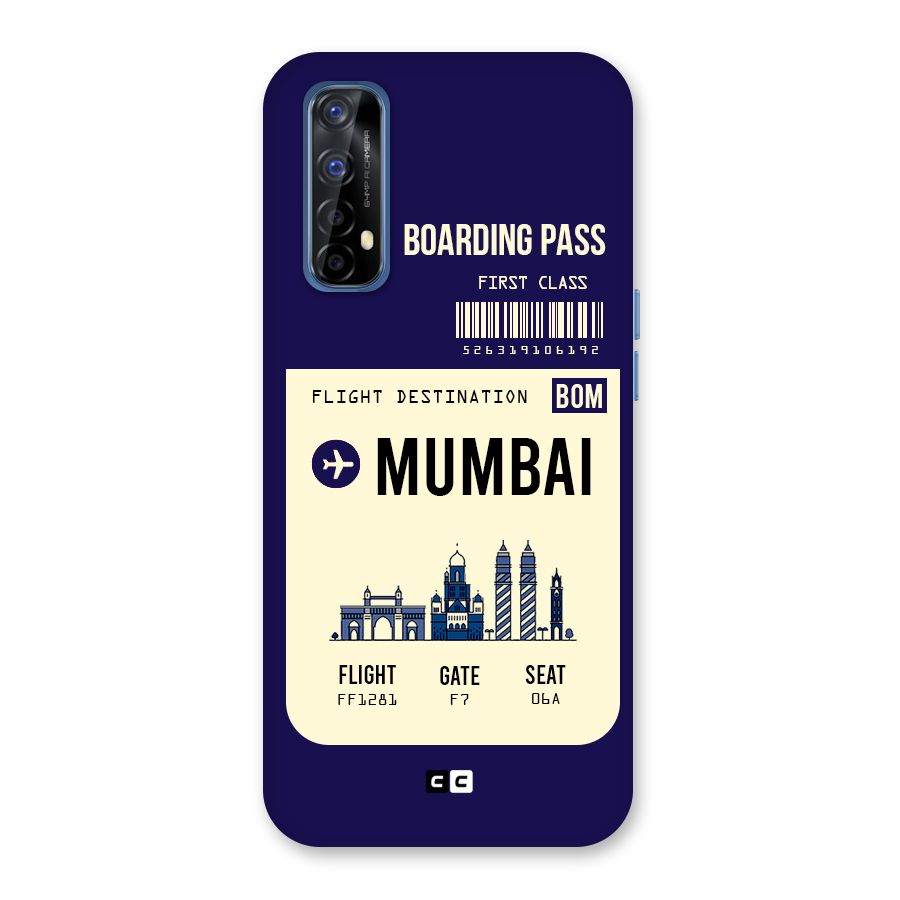 Mumbai Boarding Pass Back Case for Realme Narzo 20 Pro