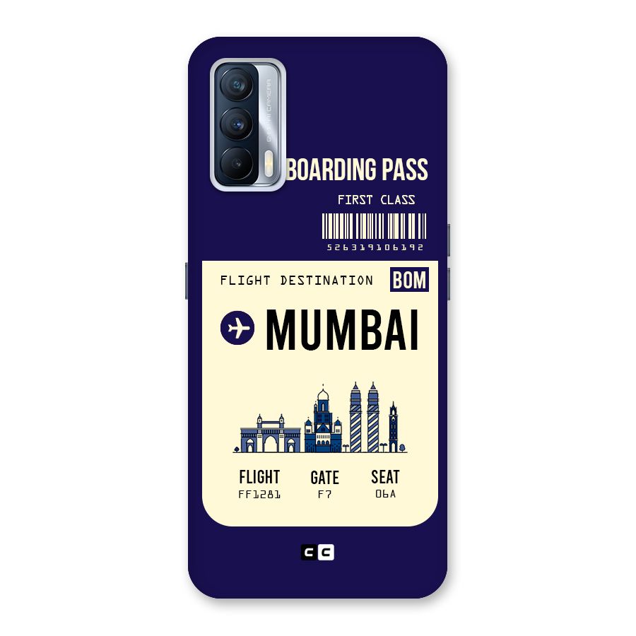 Mumbai Boarding Pass Back Case for Realme X7