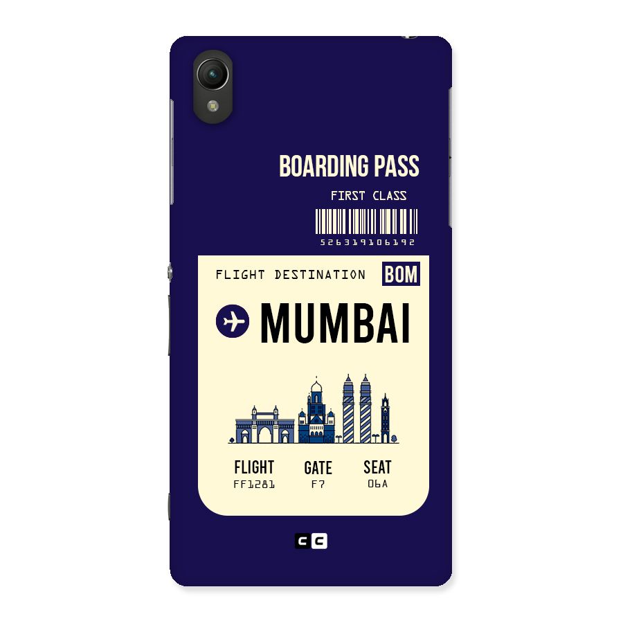 Mumbai Boarding Pass Back Case for Sony Xperia Z2