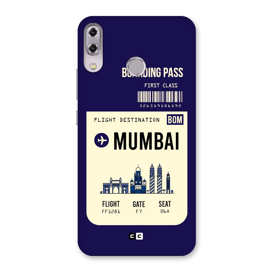 Mumbai Boarding Pass Back Case for Zenfone 5Z