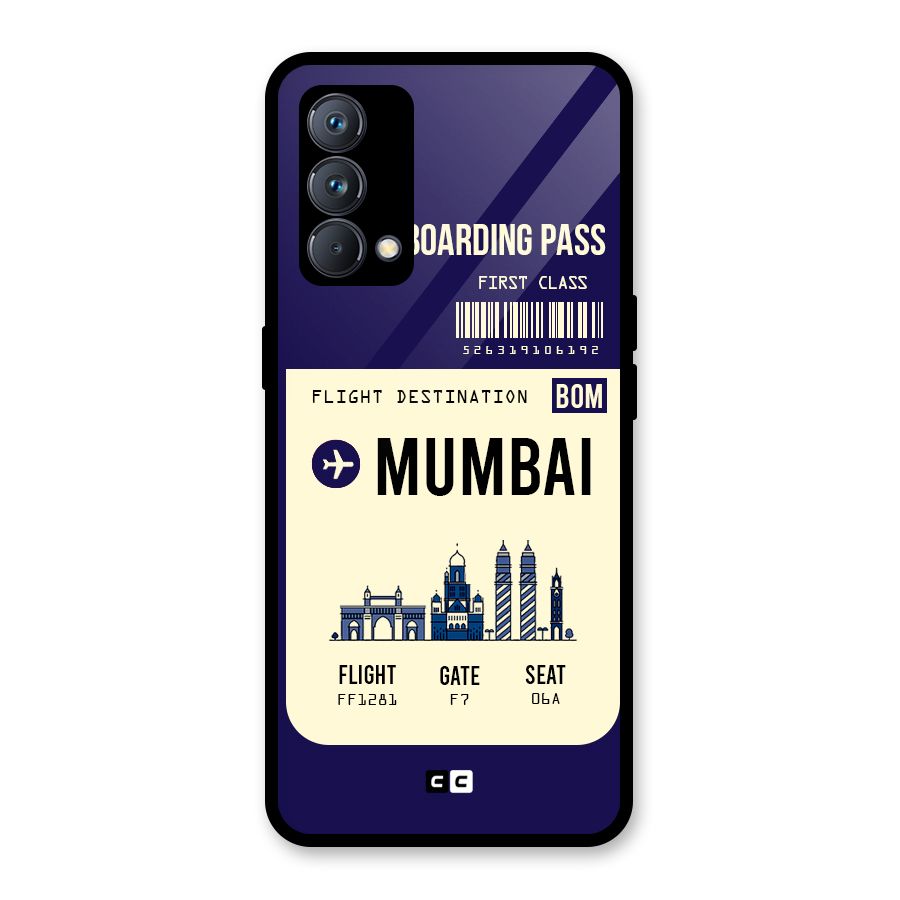 Mumbai Boarding Pass Glass Back Case for Realme GT Master Edition