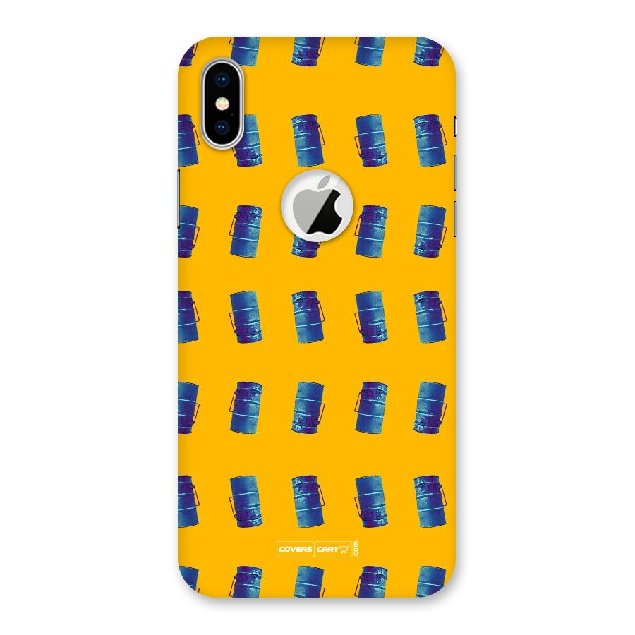 Mumbai Citystyle Back Case for iPhone X Logo Cut