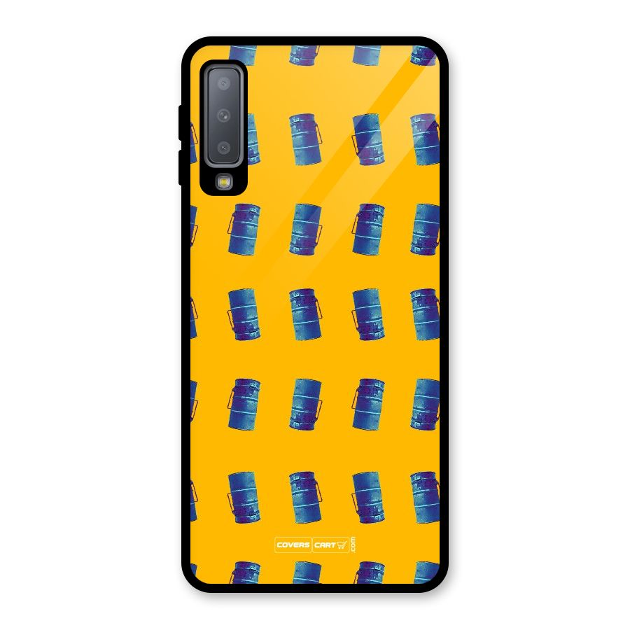 Mumbai Citystyle Glass Back Case for Galaxy A7 (2018)