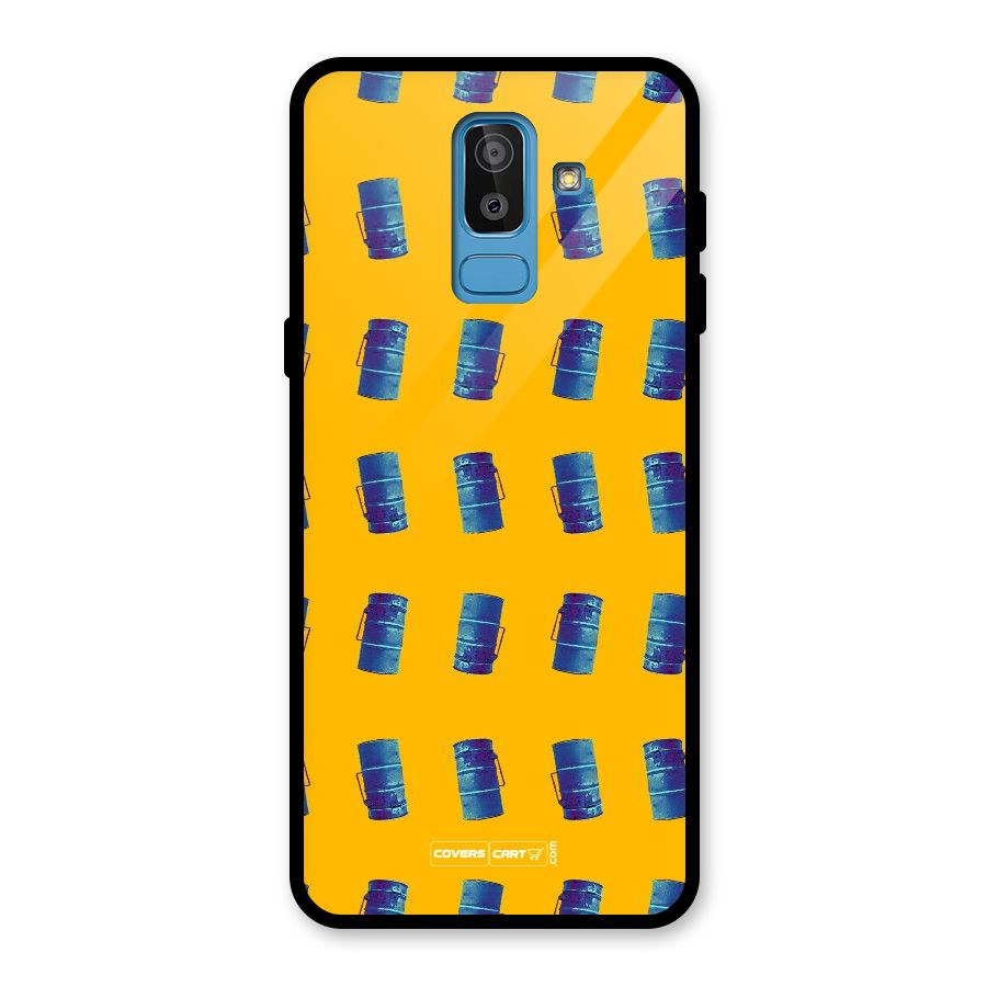 Mumbai Citystyle Glass Back Case for Galaxy J8