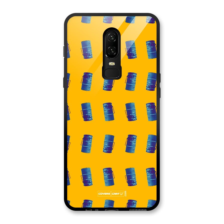 Mumbai Citystyle Glass Back Case for OnePlus 6