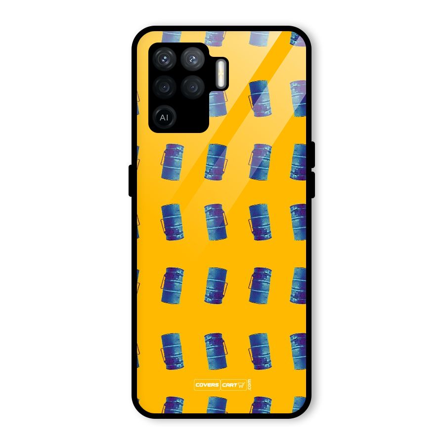 Mumbai Citystyle Glass Back Case for Oppo F19 Pro