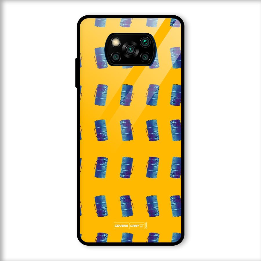 Mumbai Citystyle Glass Back Case for Poco X3