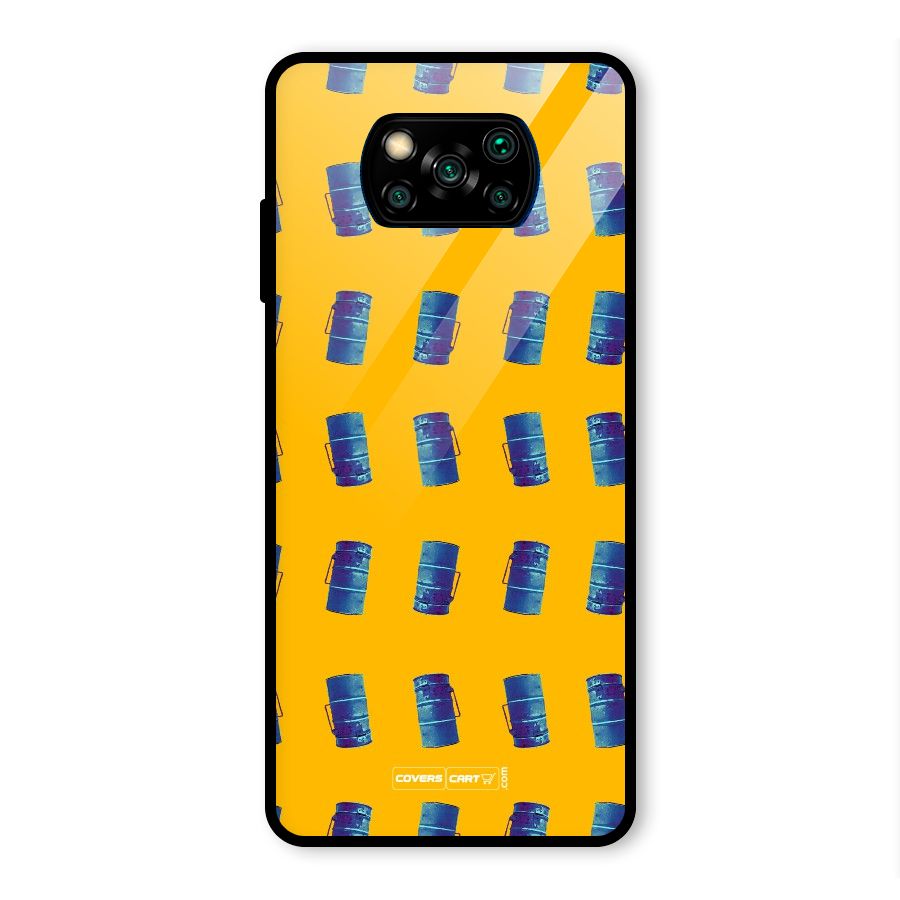 Mumbai Citystyle Glass Back Case for Poco X3 Pro