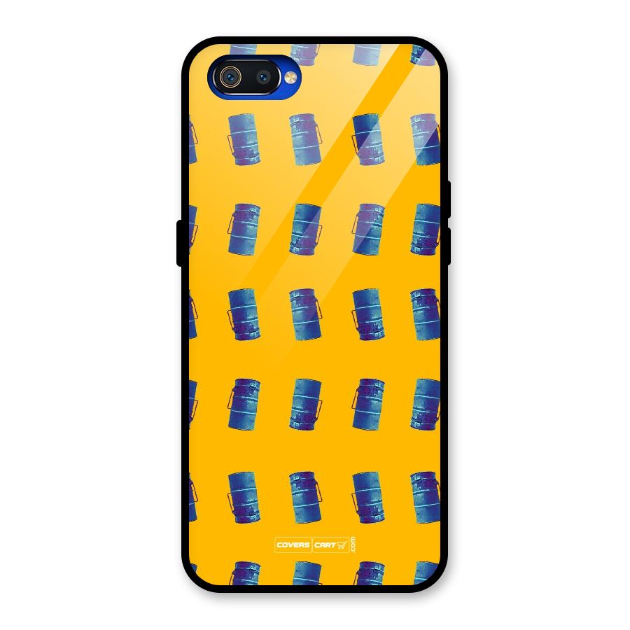 Mumbai Citystyle Glass Back Case for Realme C2