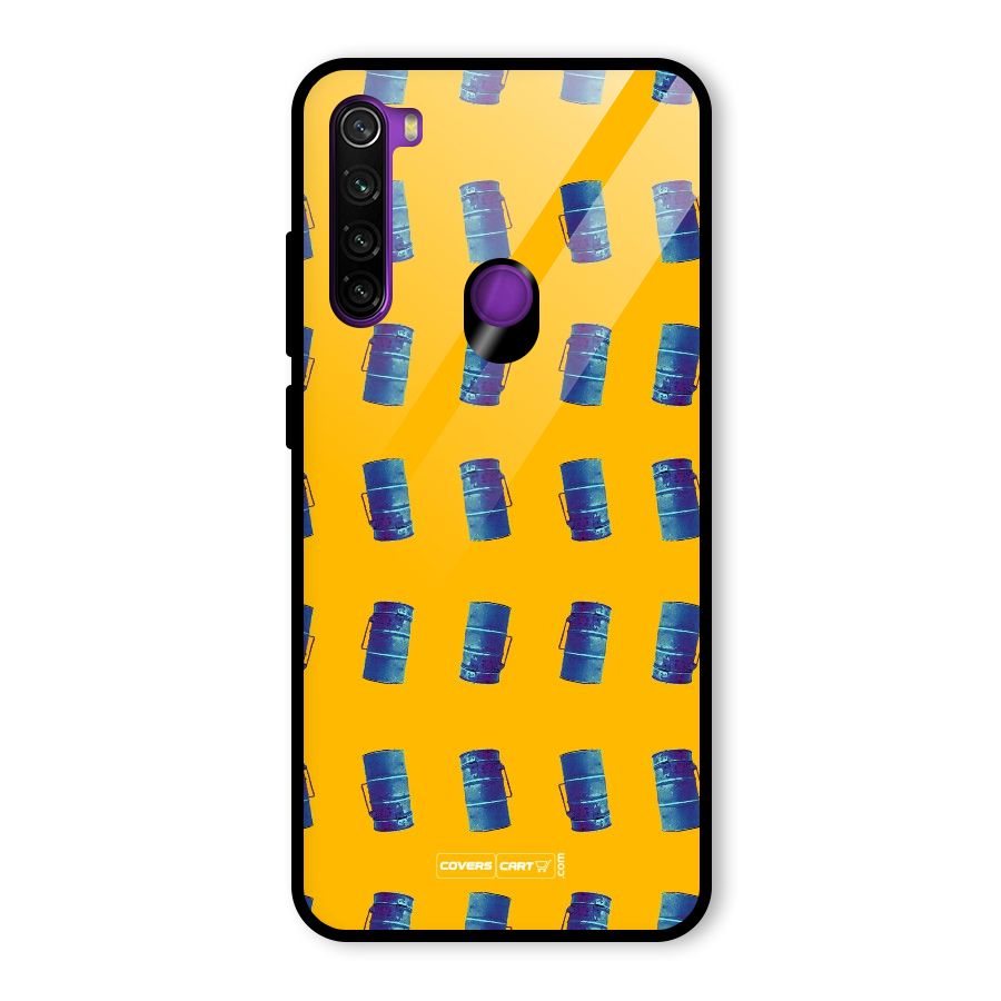 Mumbai Citystyle Glass Back Case for Redmi Note 8