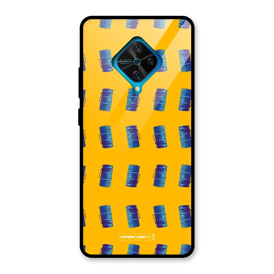 Mumbai Citystyle Glass Back Case for Vivo S1 Pro
