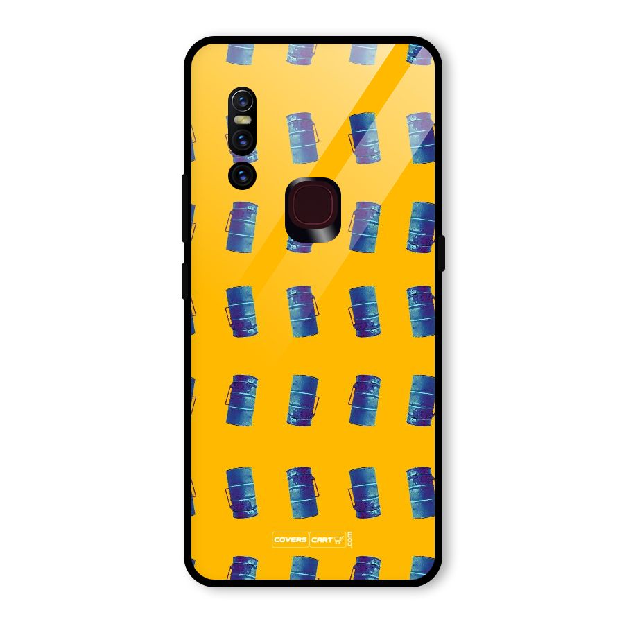 Mumbai Citystyle Glass Back Case for Vivo V15