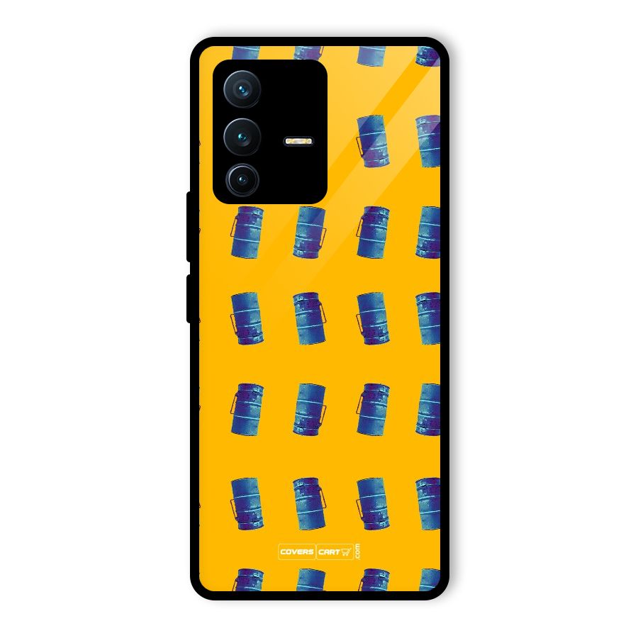 Mumbai Citystyle Glass Back Case for Vivo V23 Pro
