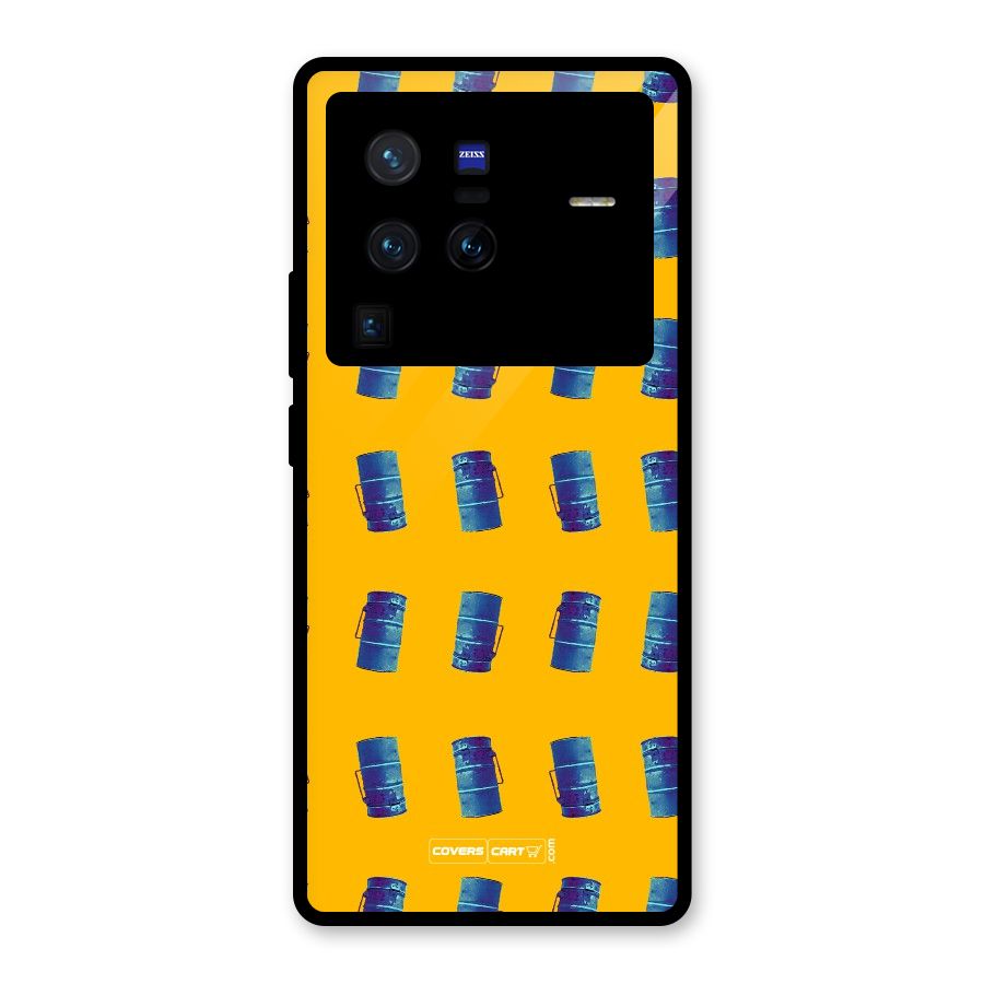 Mumbai Citystyle Glass Back Case for Vivo X80 Pro