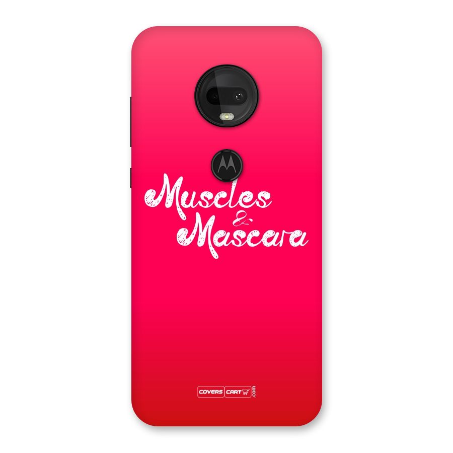 Muscles and Mascara Back Case for Moto G7