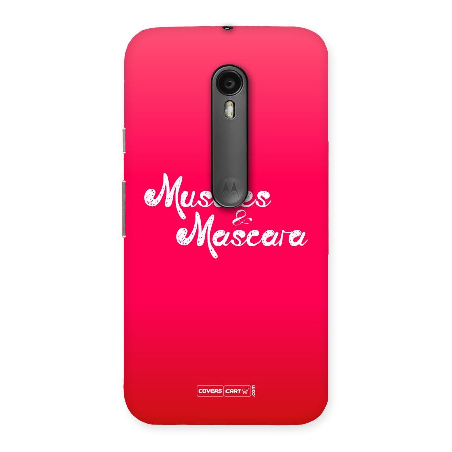 Muscles and Mascara Back Case for Moto G Turbo