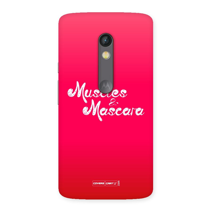 Muscles and Mascara Back Case for Moto X Play