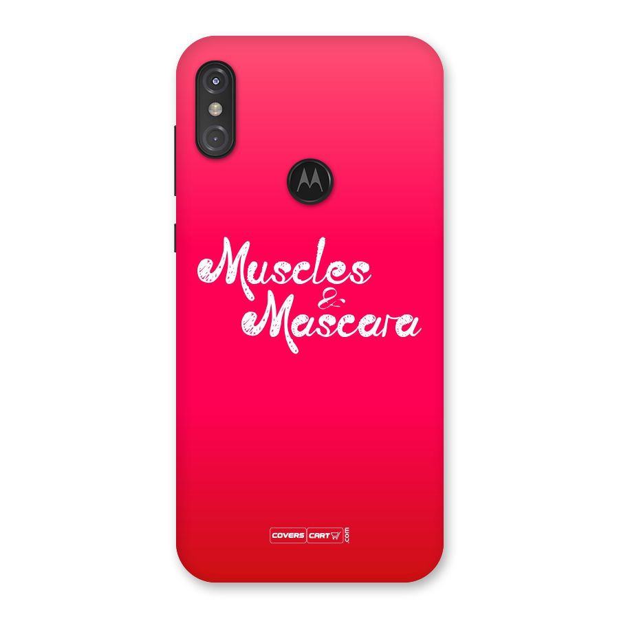 Muscles and Mascara Back Case for Motorola One Power