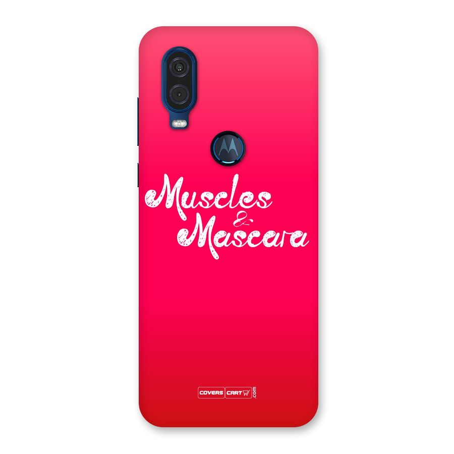 Muscles and Mascara Back Case for Motorola One Vision