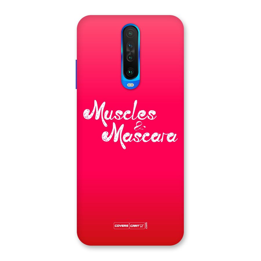 Muscles and Mascara Back Case for Poco X2