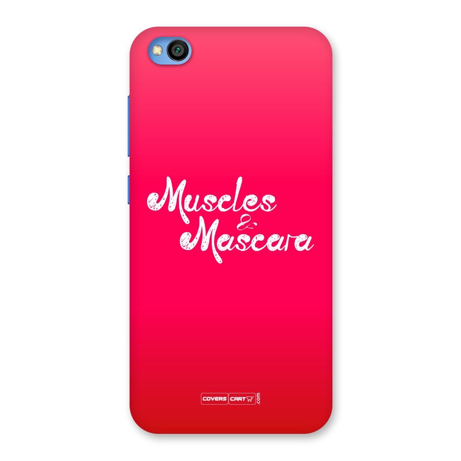 Muscles and Mascara Back Case for Redmi Go