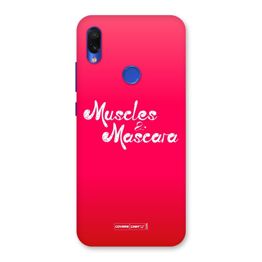 Muscles and Mascara Back Case for Redmi Note 7S