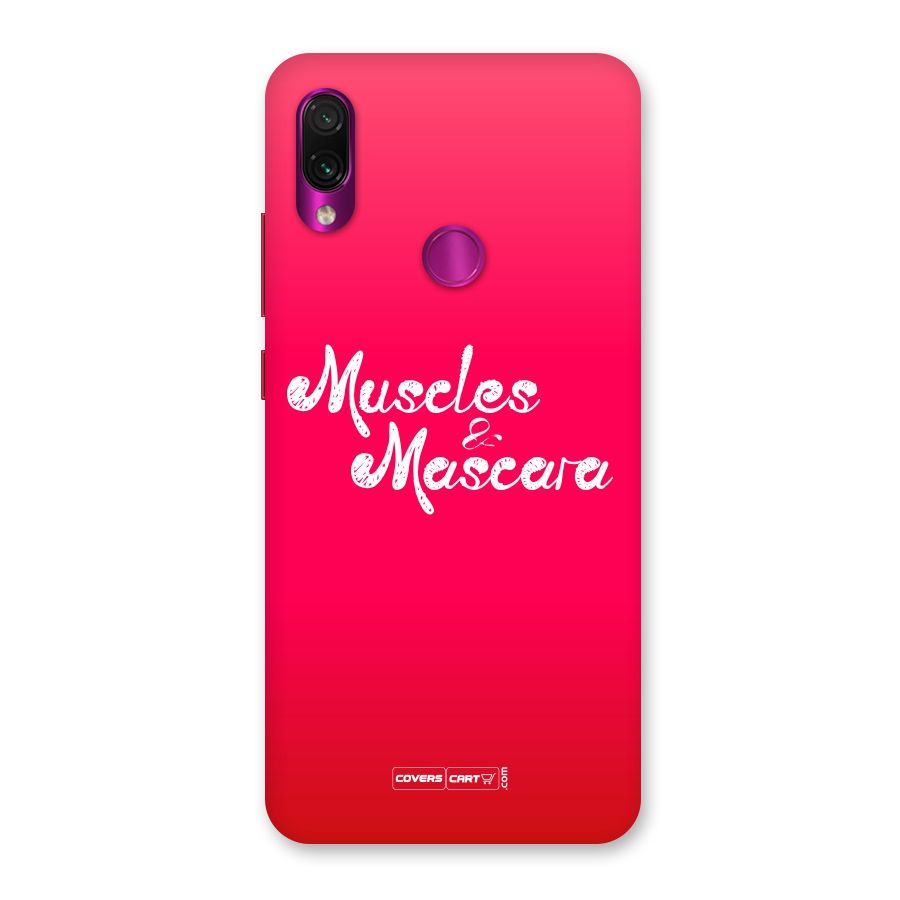 Muscles and Mascara Back Case for Redmi Note 7 Pro